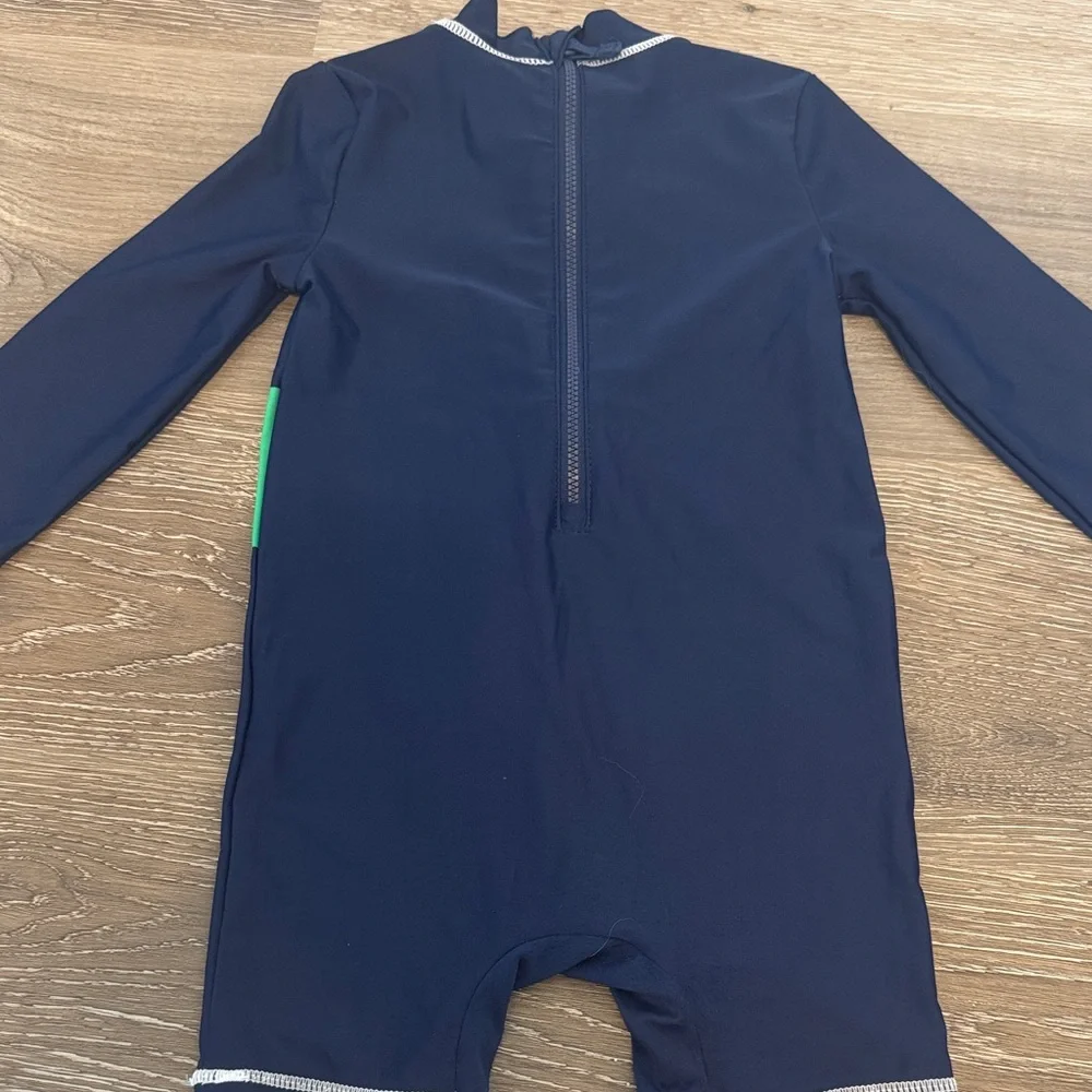 Carter's Navy Rash Guard with Fish Design - Picture 4 of 5